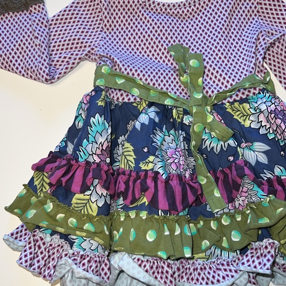 Girls 18 month Mustard Pie long sleeve dress - Picture 10 of 14